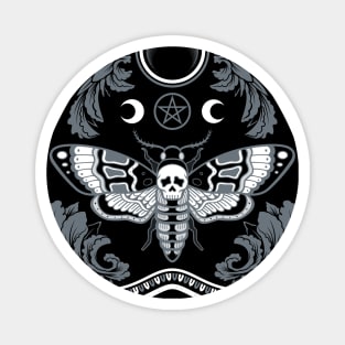 Deaths Head Moth - Goth Grunge Witchcore - Planchette Magnet